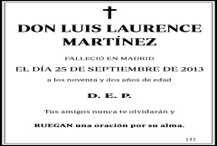 Luis Laurence Martínez